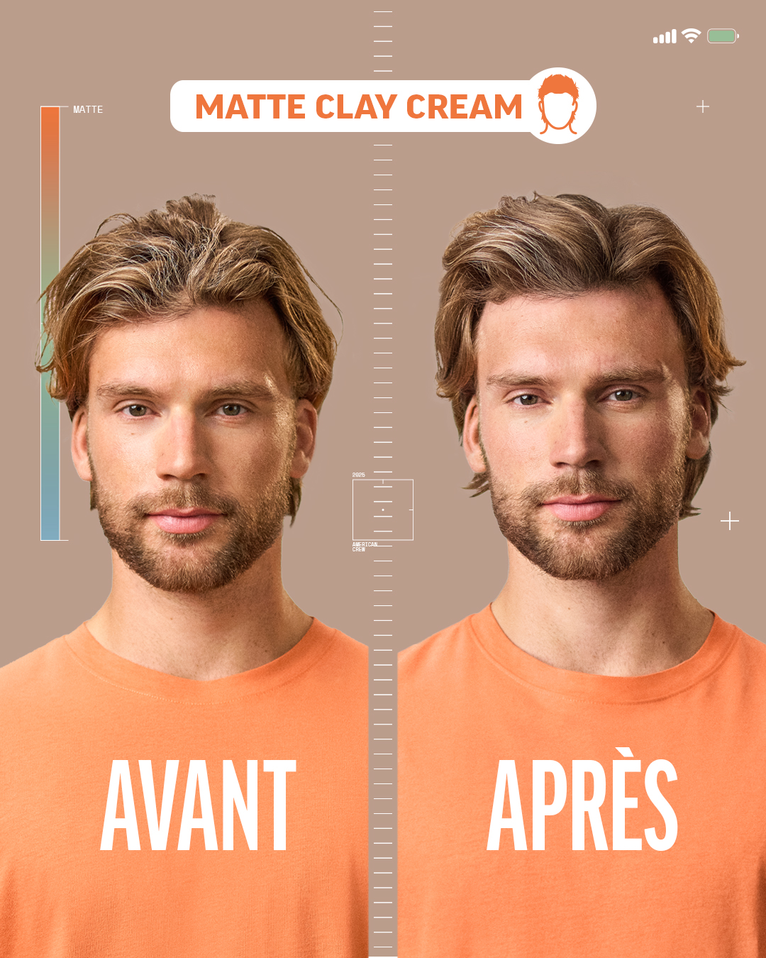 Avant ➡️ Après
Dites adieu aux cheveux gras pour une texture fraîche et nette.
La Matte Clay Cream métamorphose votre coiffure avec un contrôle léger, une action purifiante et un fini mat impeccable.
Disponible dès maintenant dans votre salon Charly lorenn’s
___
#AmericanCrewFrance